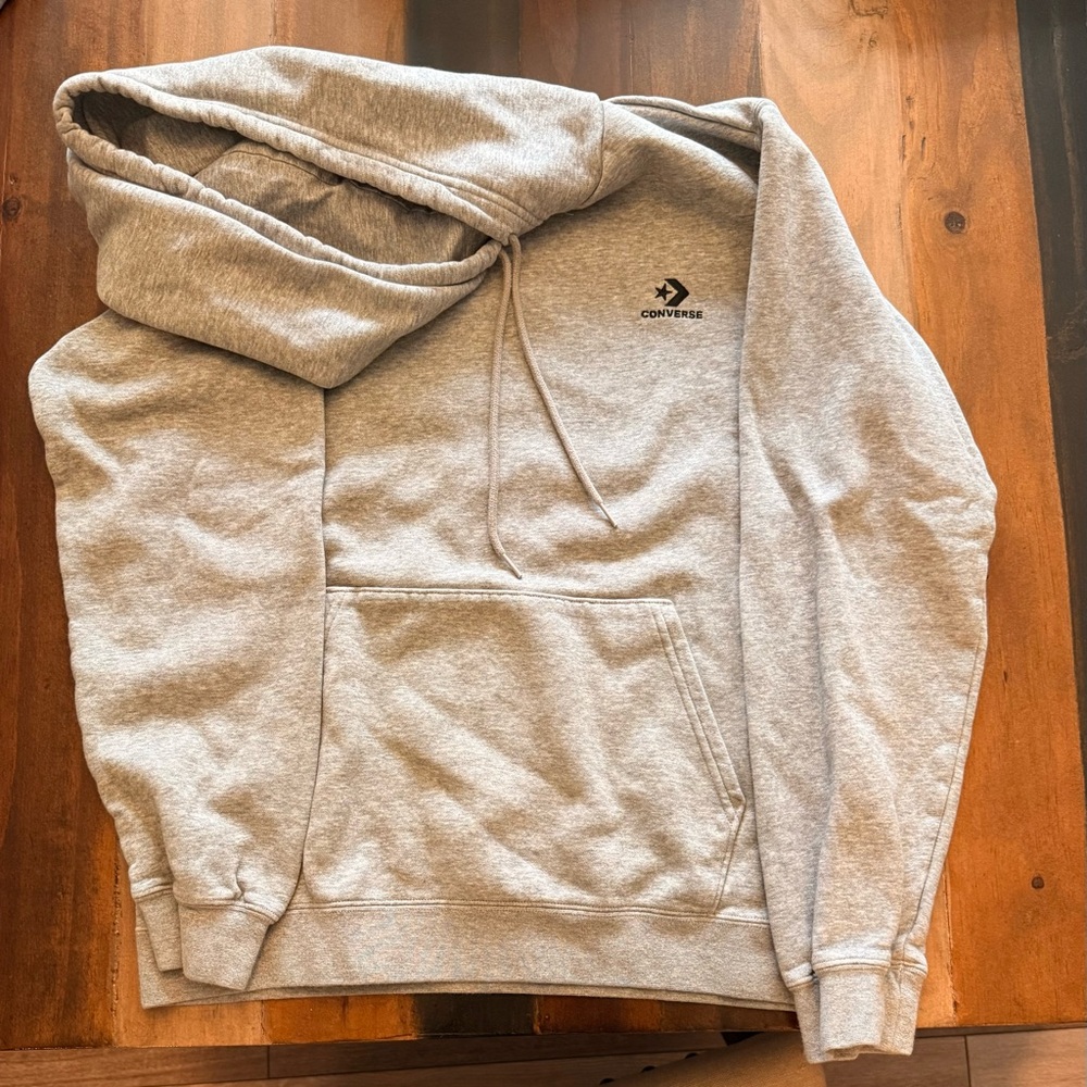 Converse Light Gray Hoodie